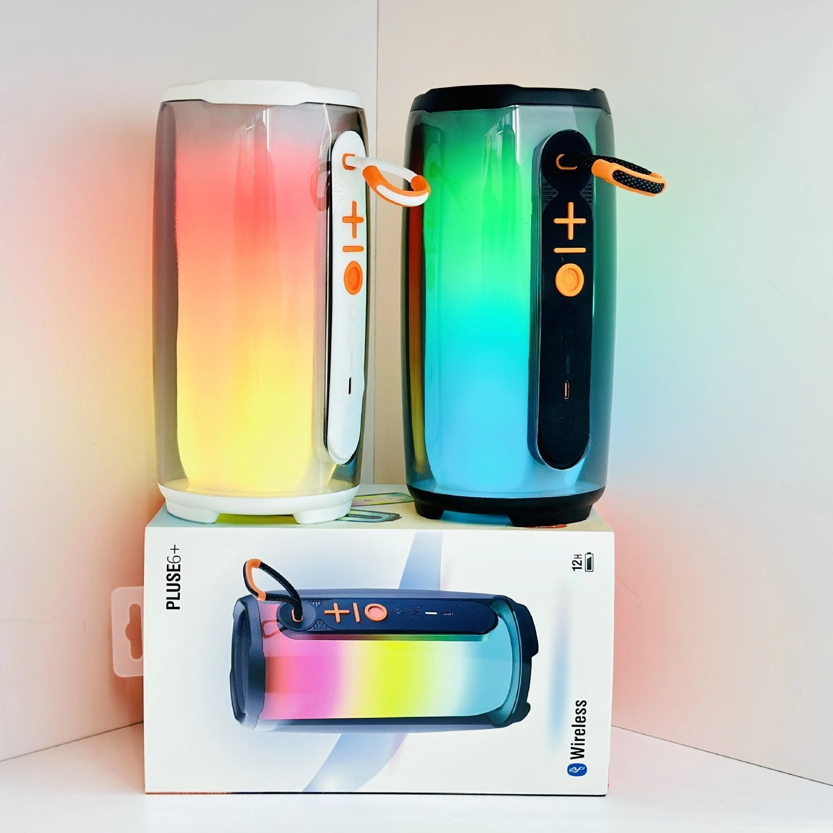 Pluse 6 Full-Screen Colorful Wireless Audio System with Bluetooth Connectivity