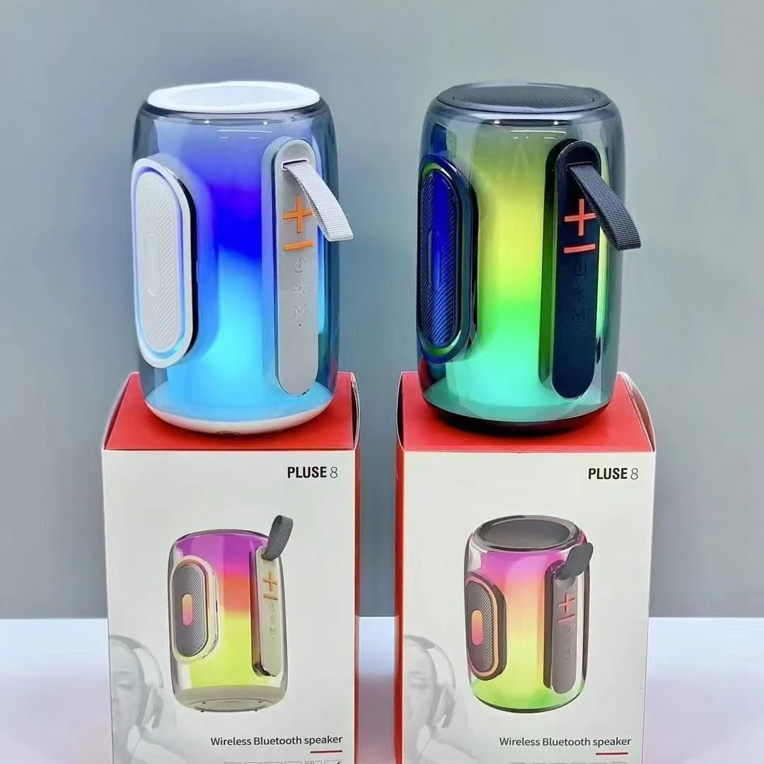 Pluse 8 Ultimate Portable Wireless Outdoor Speaker with RGB Lights