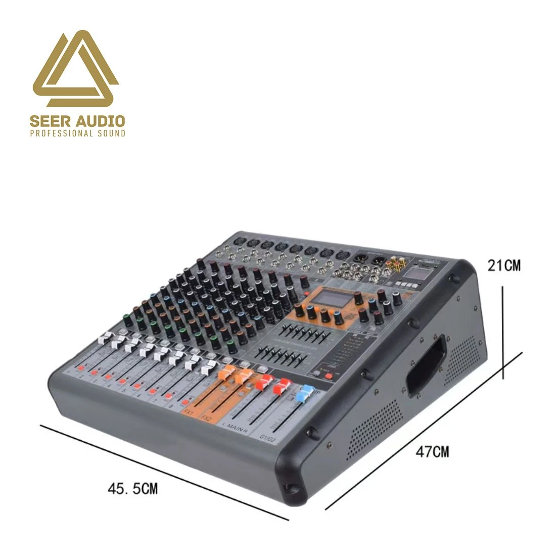 Pm–8A Professional 12 Channel Sound Mixer Power Amplifier Mixer for Wholesales