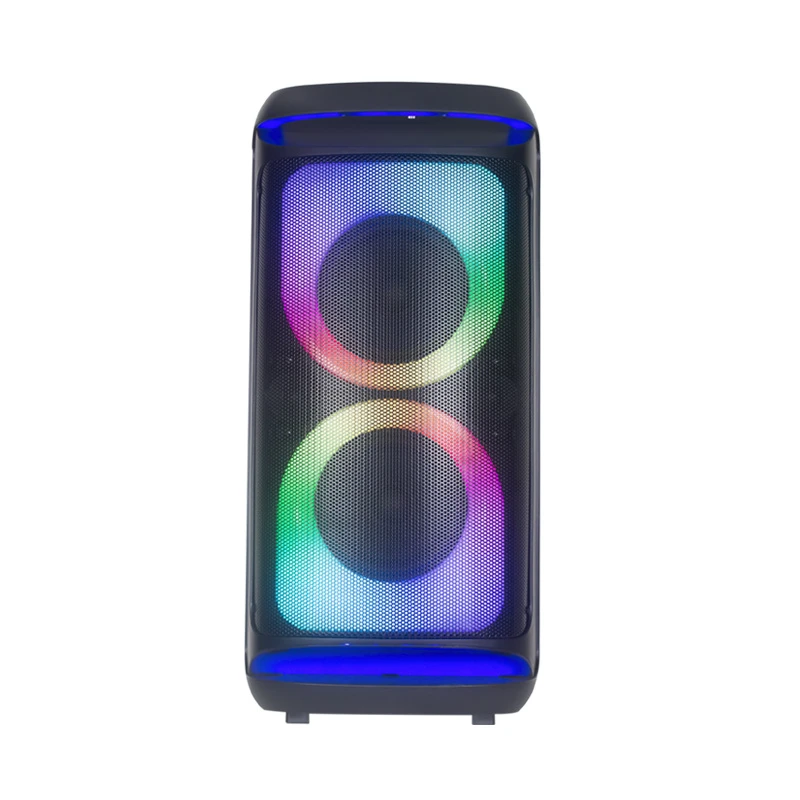 Popular Design Double 10 Inches Rechargeable Altavoz Portatil 80W Outdoor Portable Wireless Bluetooth Party Speaker