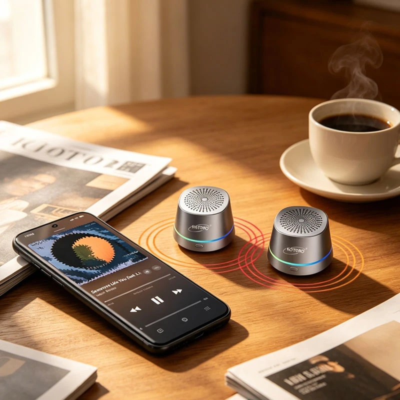 Popular Products Small-Sized Bluetooth Speaker Magnetic Phone Speaker
