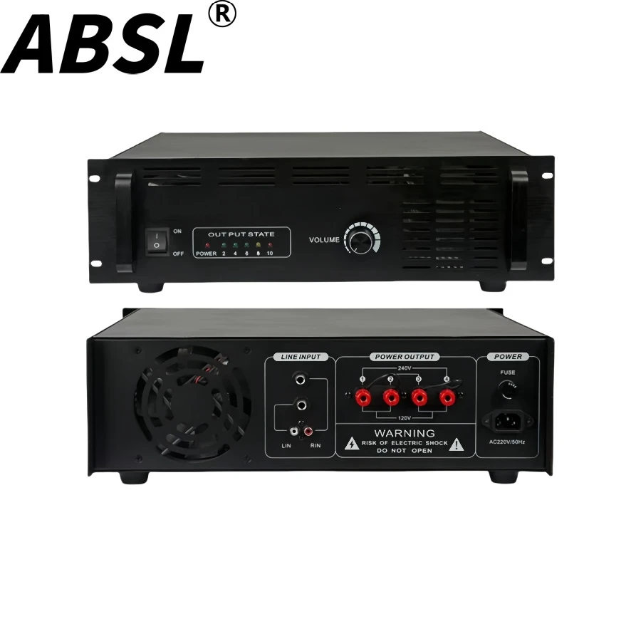 Porfessional PA Audio System 800W Pure Power Amplifier with Factory Price