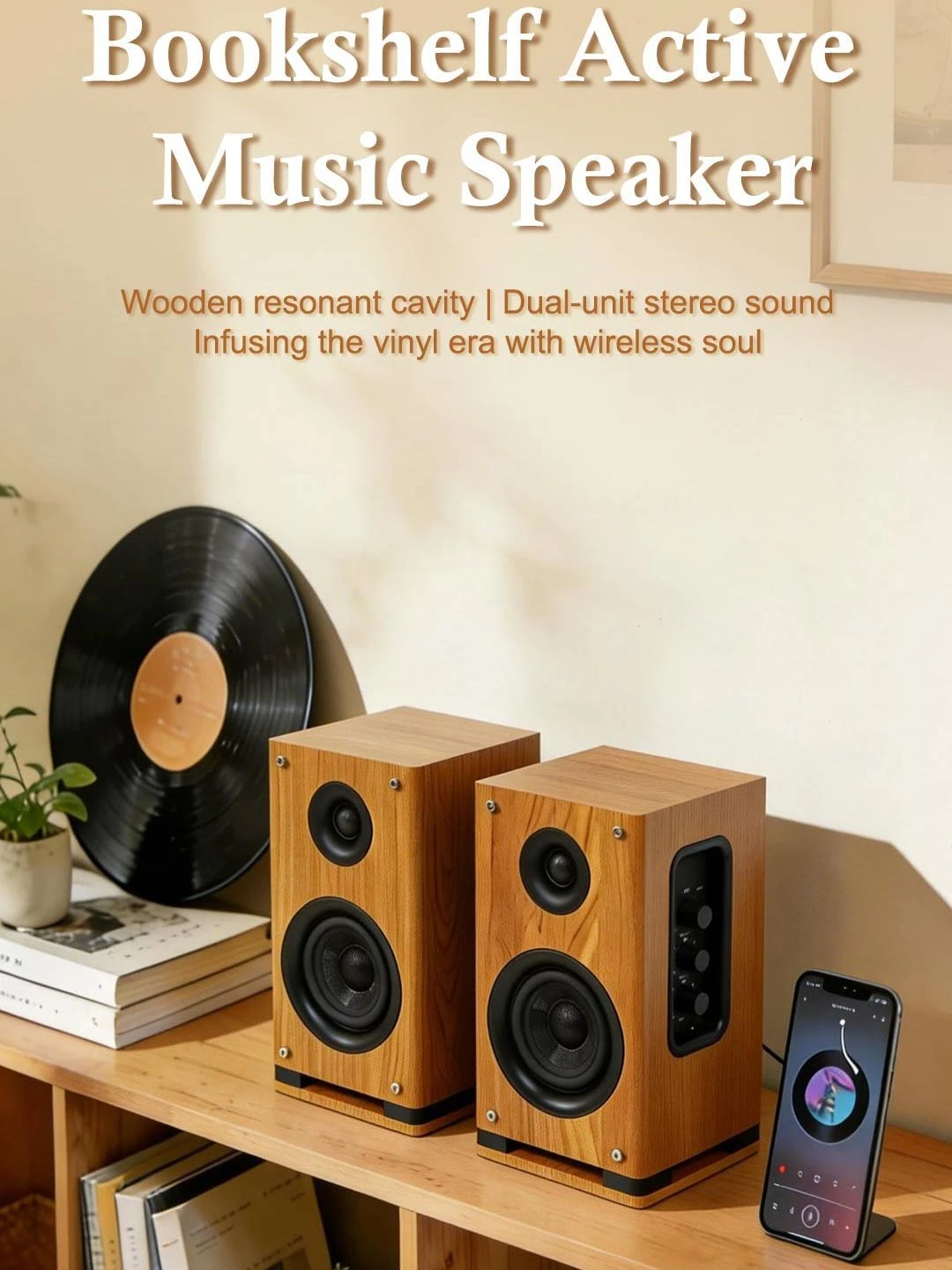 Portable Active Wireless Bluetooth Smart Wireless Portable Subwoofer Multimedia HiFi Audio System Bt 5.0+ HiFi Music Speaker