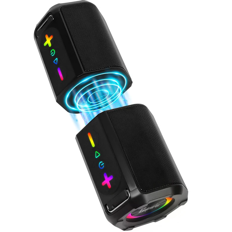 Portable Bluetooth 5.4 Speaker with Deep Bass and Dual Pairing