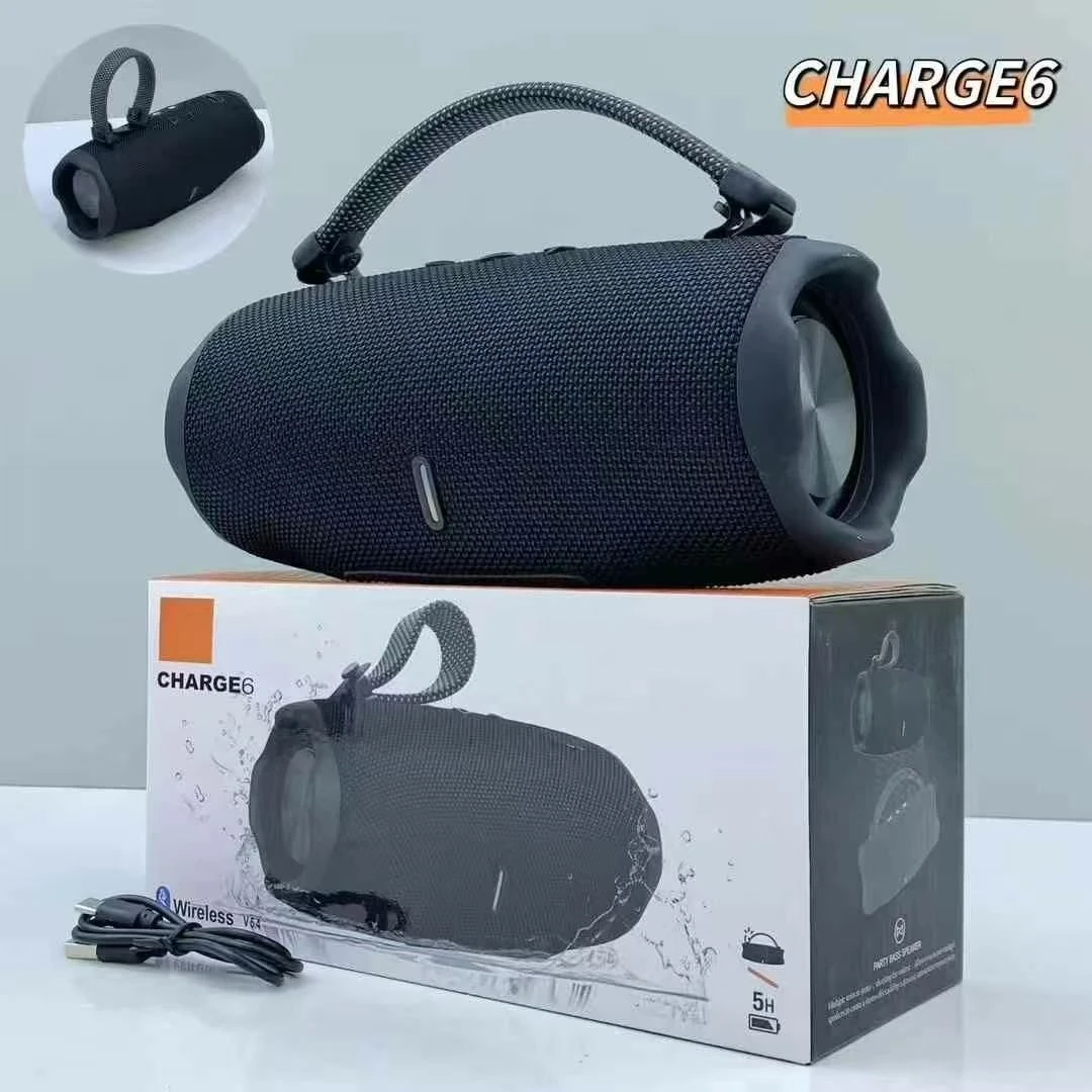 Portable Bluetooth Speaker V5.4 Charge 6 Wireless Speaker