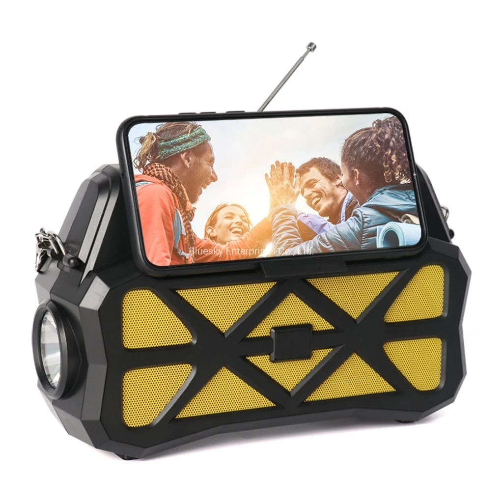 Portable Colorful Wireless Solar Bluetooth Speaker Outdoor Camping Party Soundbox Music Player