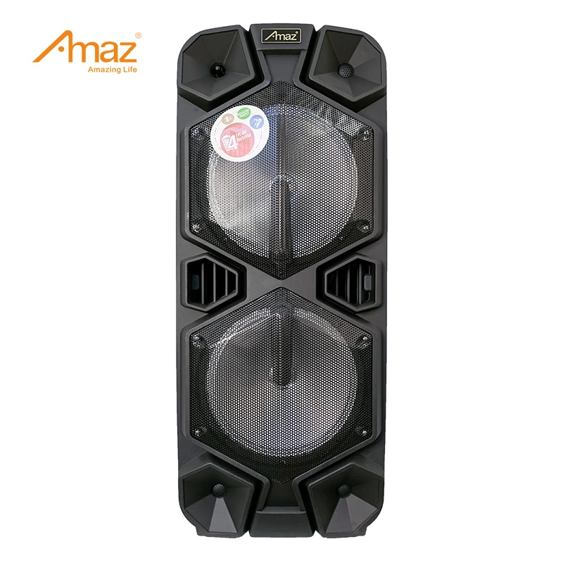 Portable Dual 10inch Outdoor Bluetooth Speaker Wireless Speaker with Long-Lasting Battery Life