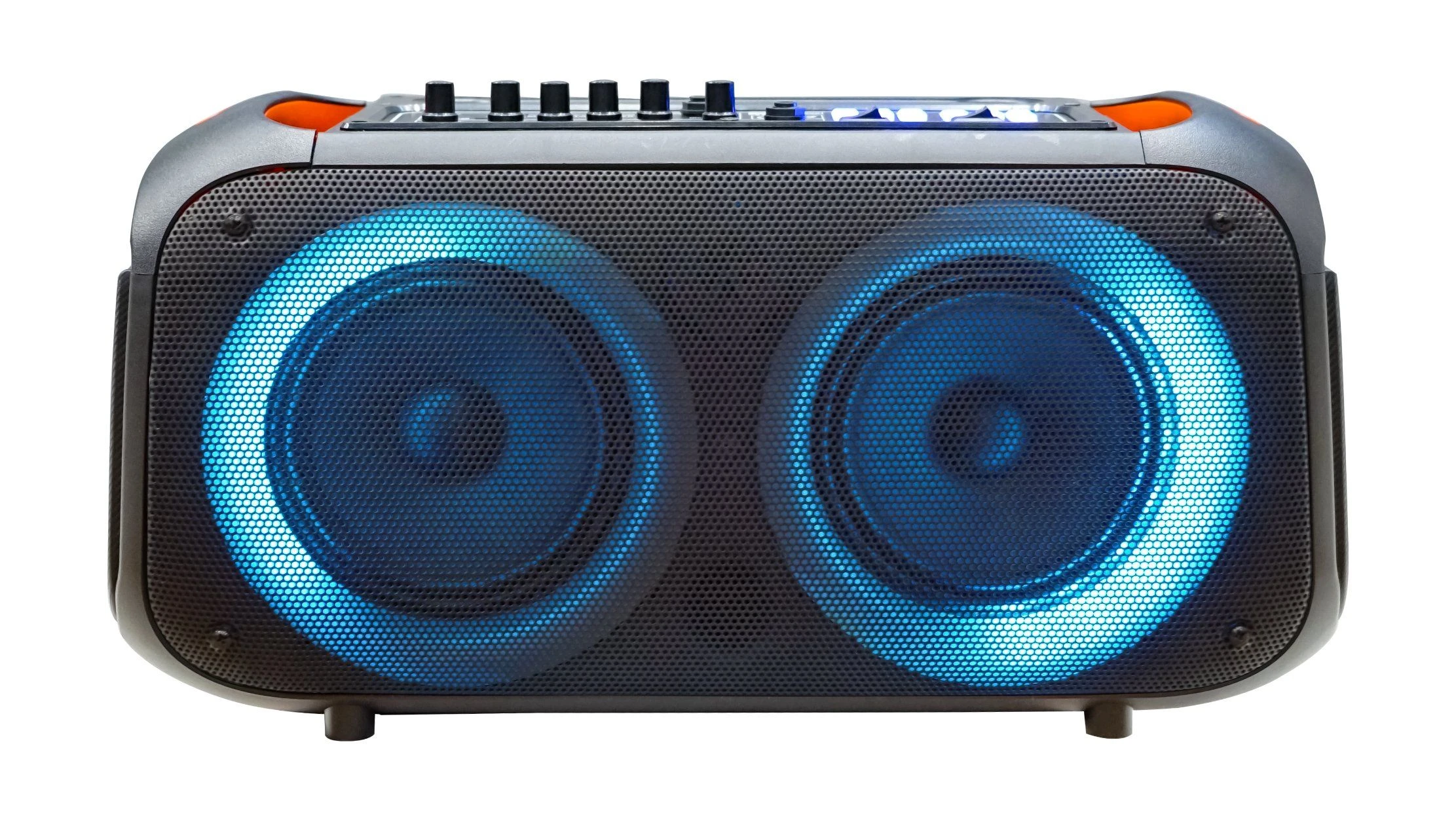Portable Dual 6.5 Inch Power Wireless Blue Tooth Speaker with DJ Effect