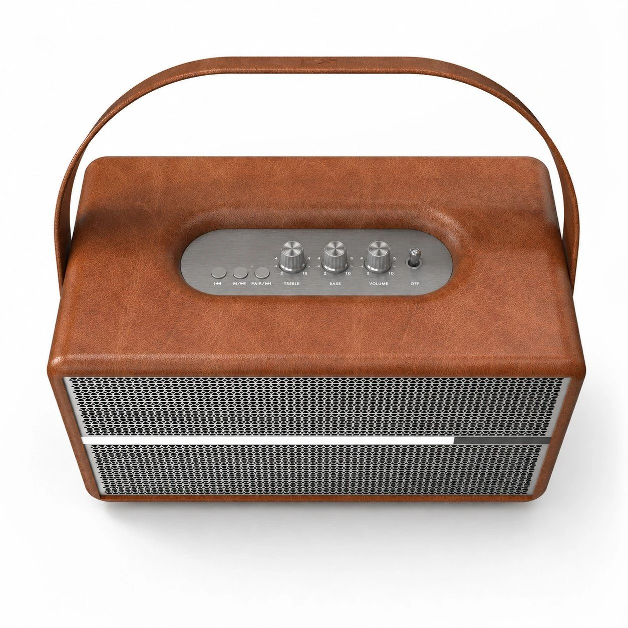 Portable HiFi Bluetooth Speaker with Deep Bass and Convenient Carrying Handle