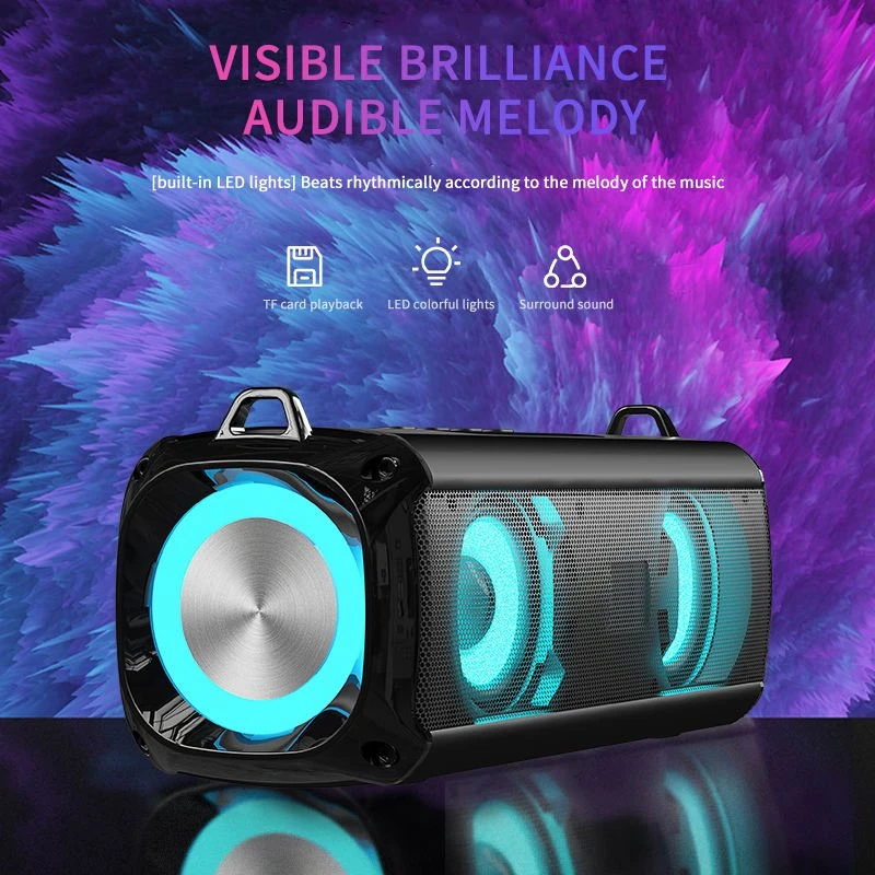 Portable Mini Bluetooth Stereo Speaker with Long Battery Life and Clear Audio