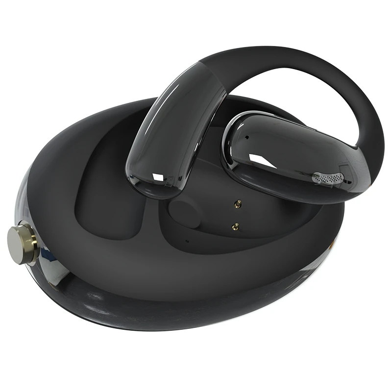 Portable Open-Ear Headphone Microphone Compact Headset Cordless Wireless Bluetooth Earbuds Earphone
