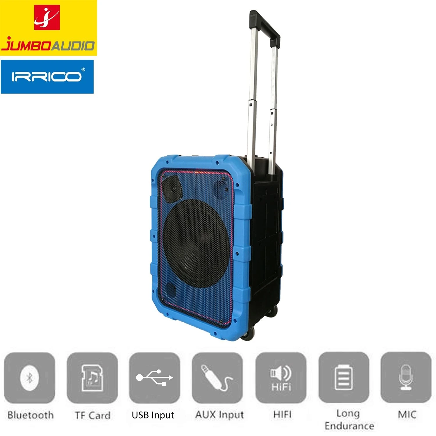 Portable Outdoor 10 Inch Full Frequency Professional Speaker