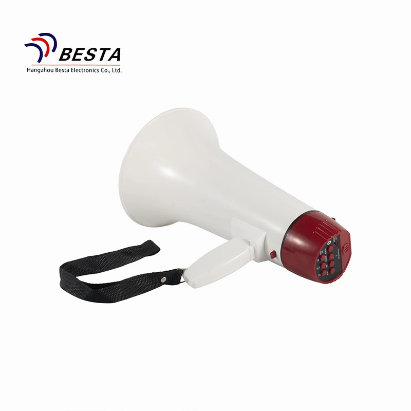 Portable Outdoor Use Rechargeable Megaphone with Microphone Hand Hold