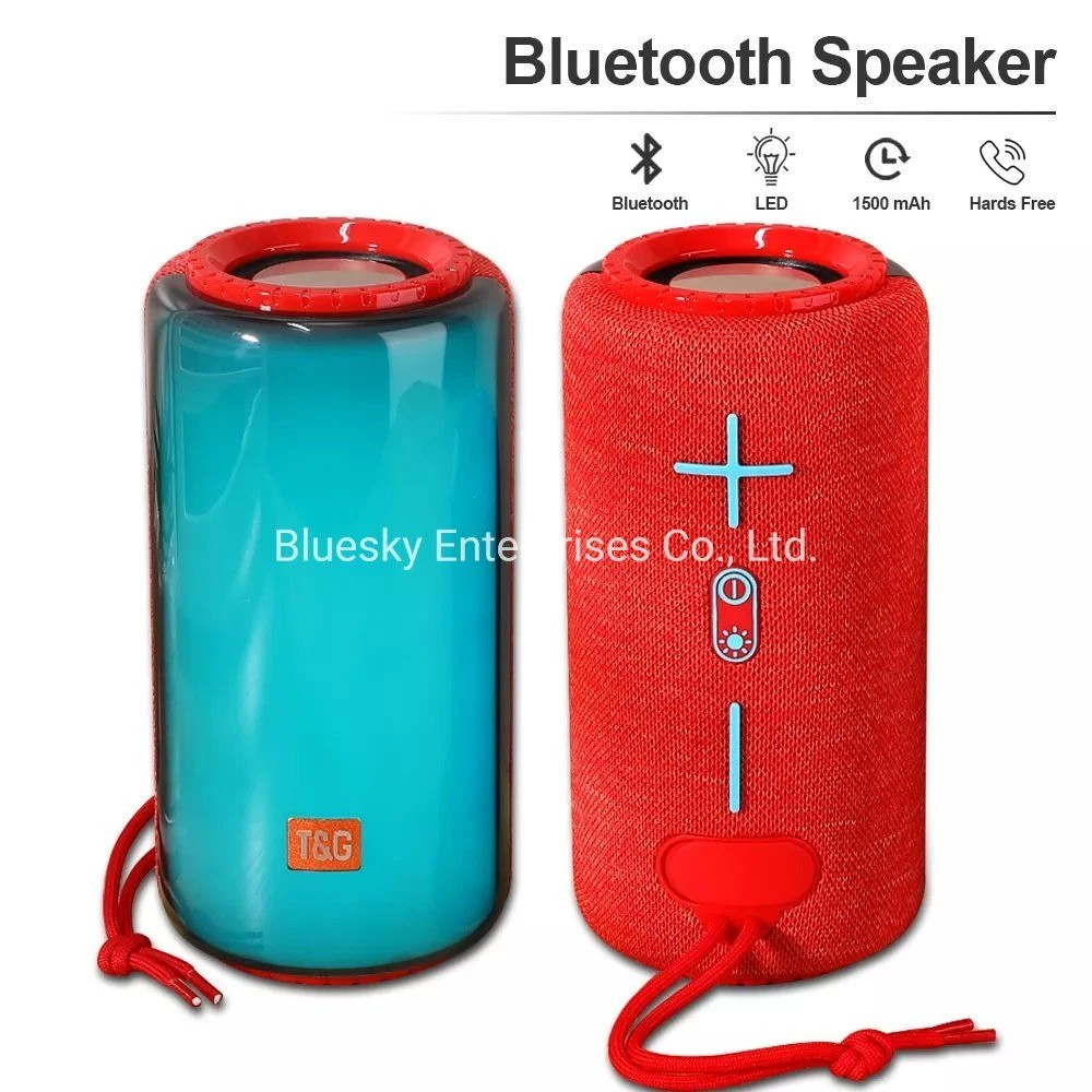 Portable Parlante Bluetooth Speaker RGB LED Light Wireless Sound Box Support FM