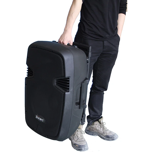 Portable Rechargeable Trolley Speaker Box for Guitar Djs