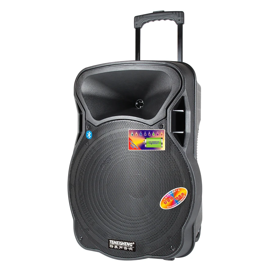 Portable Speaker! ! ! 15 Inch Bluetooth Speaker 80W Portable Speaker with Wireless Microphone A15-2