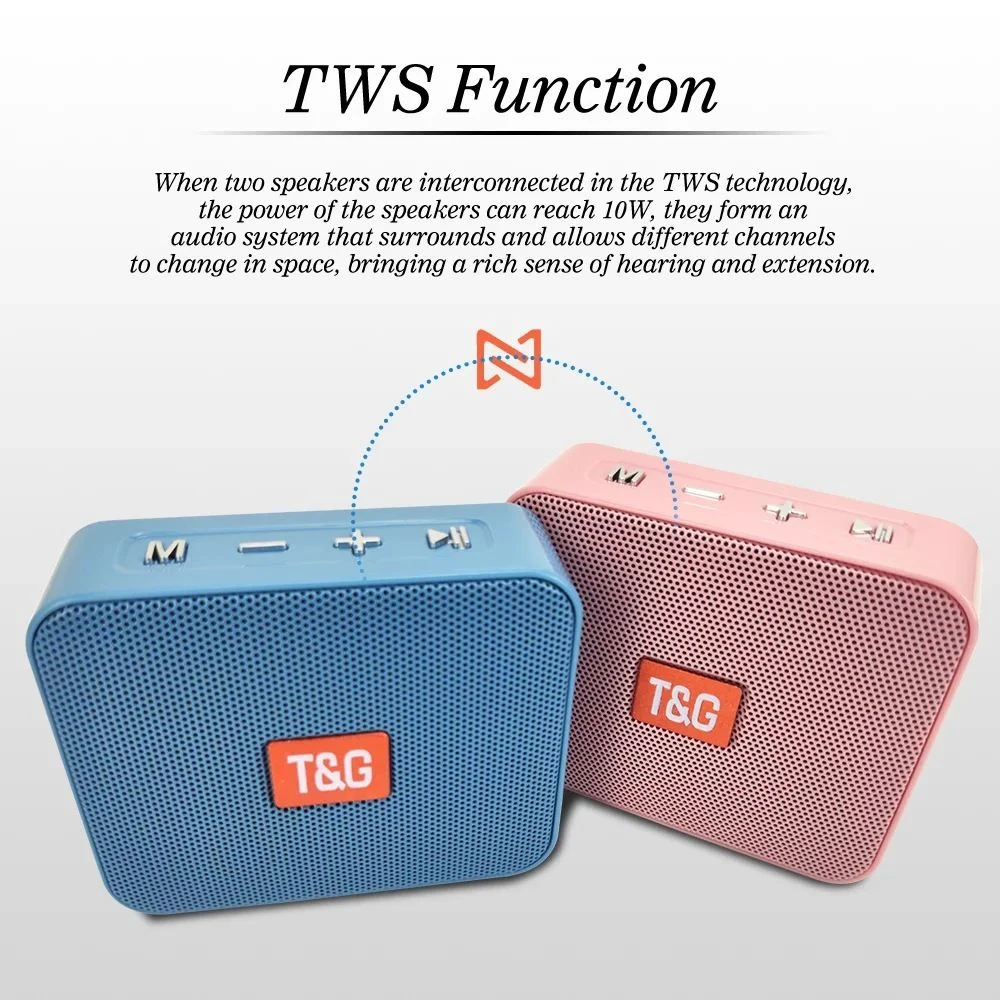 Portable Waterproof Bluetooth Speaker Outdoor Handheld Speaker with Colorful Lighting