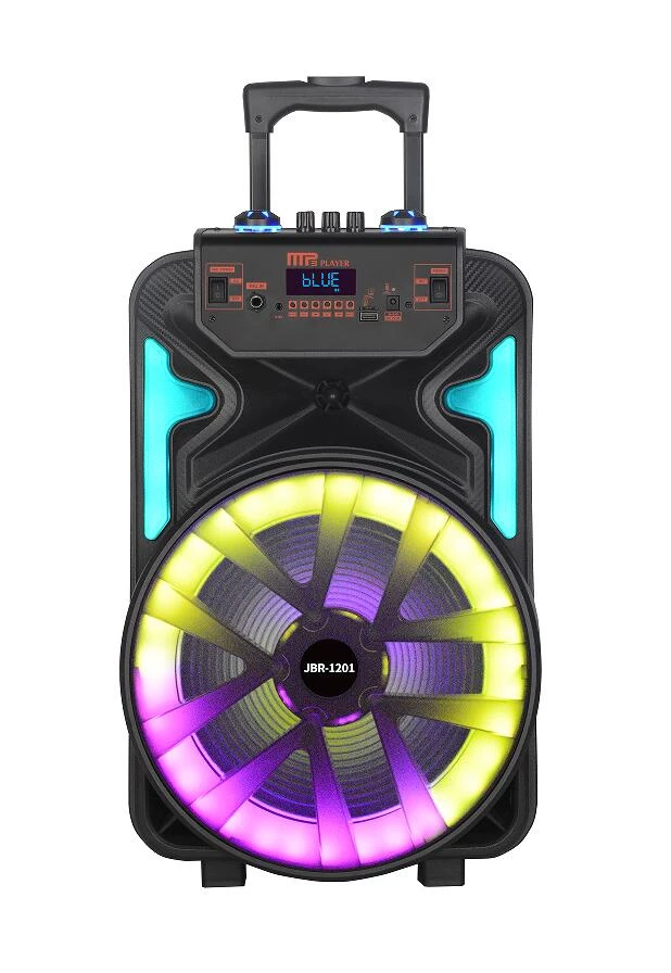 Portable Wireless Bluetooth Party Speaker with LED Lights Jbr-1201