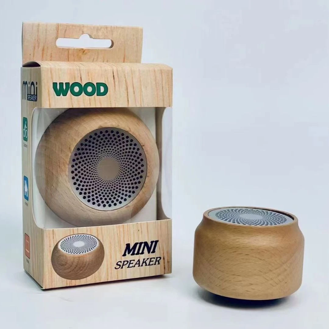 Portable Wireless Retro Wooden Bluetooth Speaker