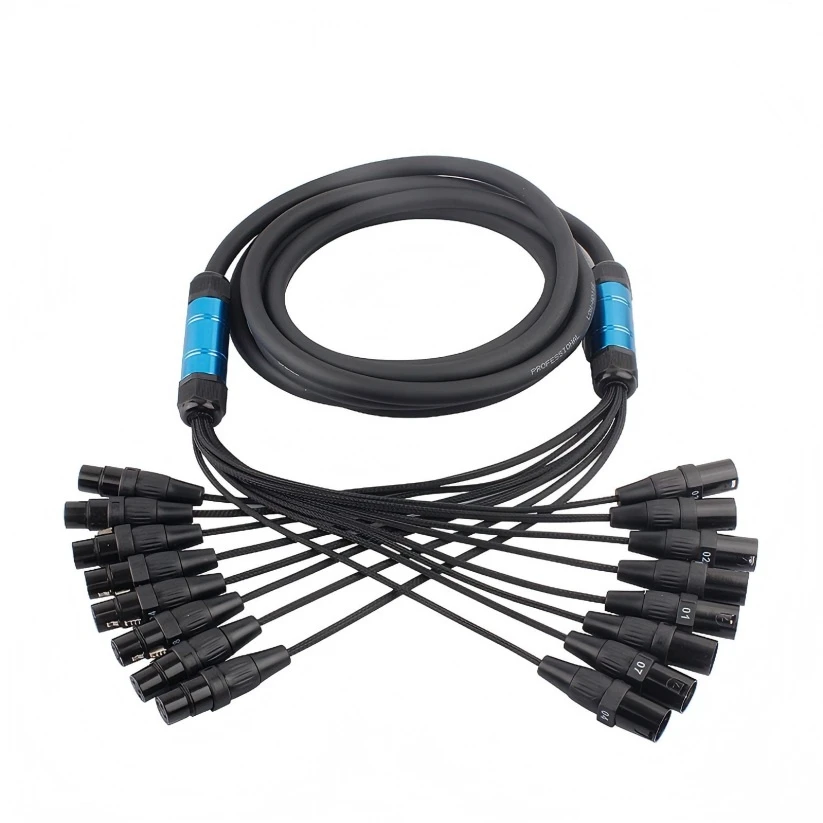 Portable Zero Latency Crystal-Clear Significantly Simplifying The Wiring Process XLR Snake Cable Audio