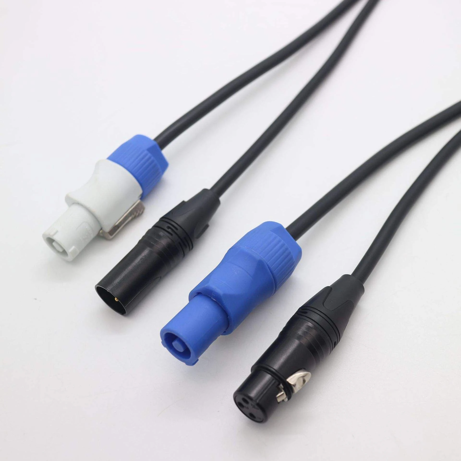 Powercon Power Cable AC Powercon Input to Powercon Output 12AWG 3 Pin Power Extension Cable for Stage Light Power