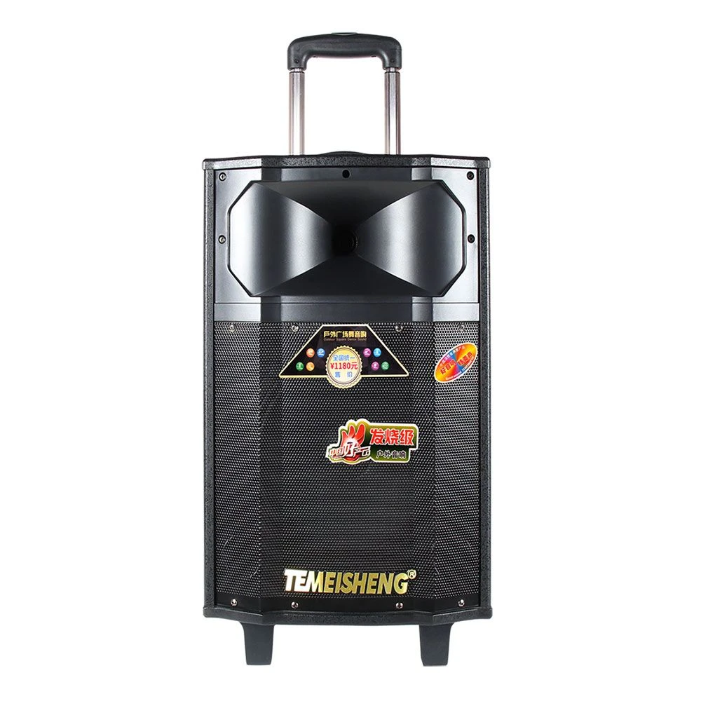 Powered Speaker Trolley Outdoor Party Portable Bluetooth Speaker