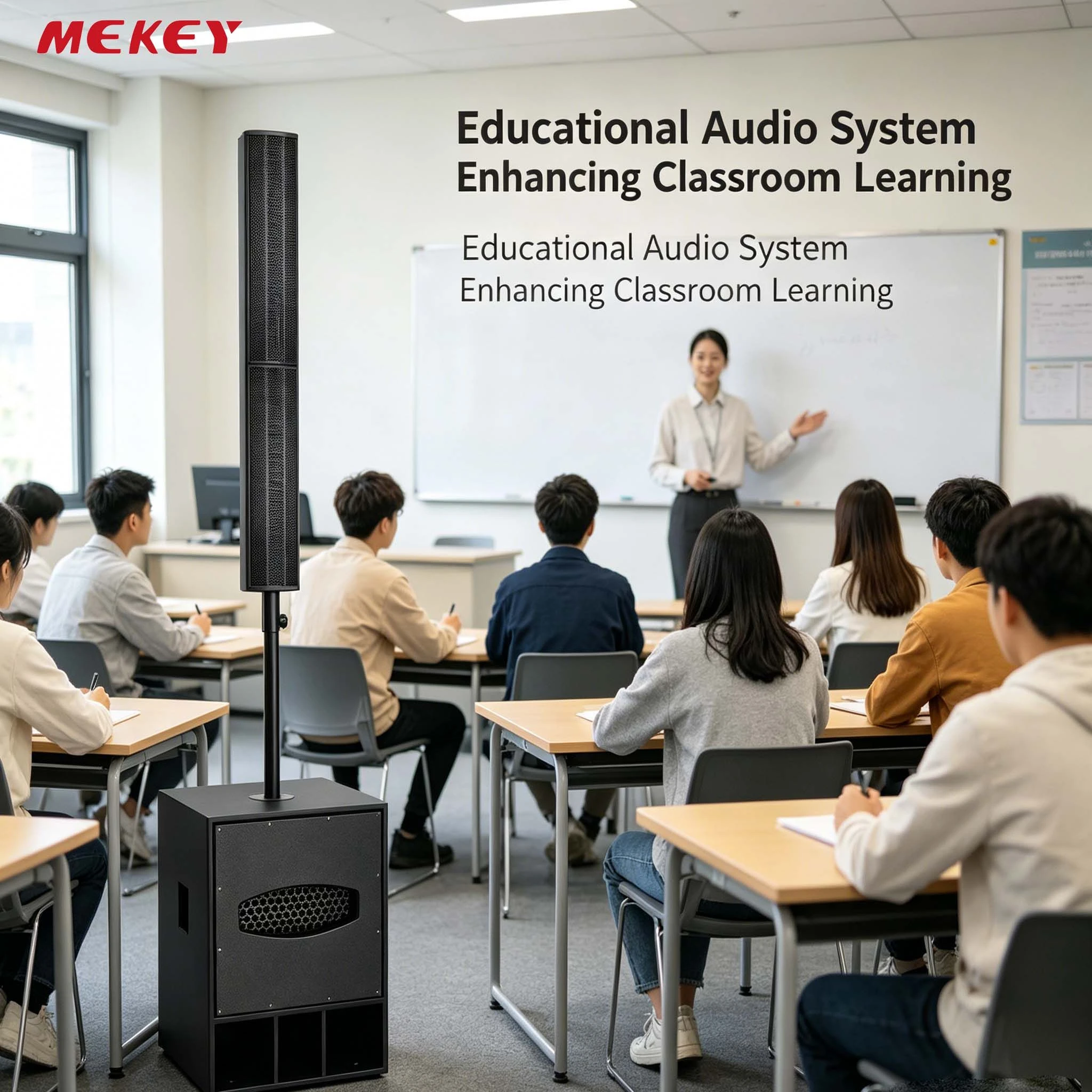 Powerful 8 Ohm Column Speaker Audio System with Superior Sound Quality