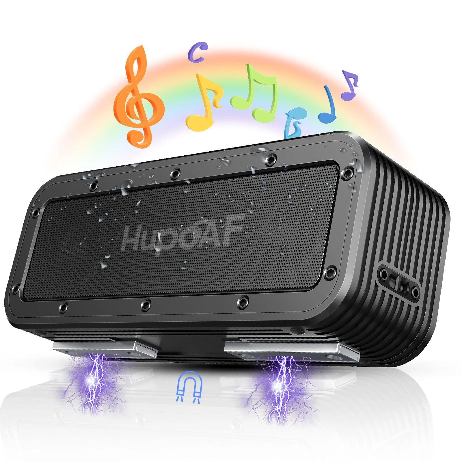 Powerful Quad Speaker 5.3 Portable Outdoor Boombox RGB Lighting Big Capacity Battery Speaker Best Outdoor Portable Wireless Waterproof Speaker