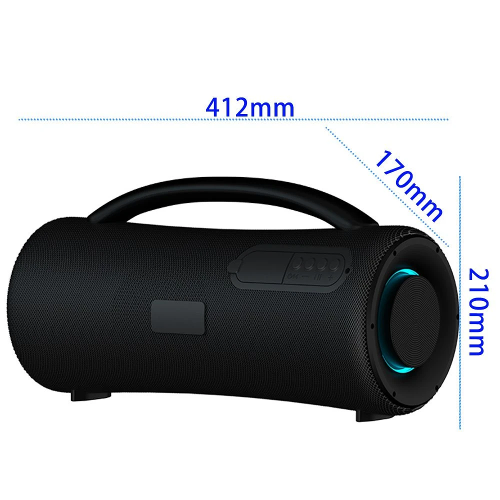Powerful Waterproof Outdoor Bluetooth Speaker with LED Lights Portable High Power