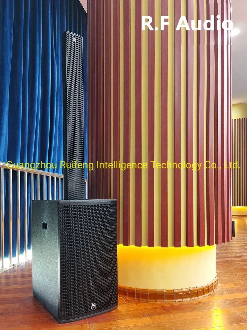 Powersoft Professional Speaker 8X4″ PRO Audio Small Passive Column Line Array Speaker Dante Audio System Ml8f