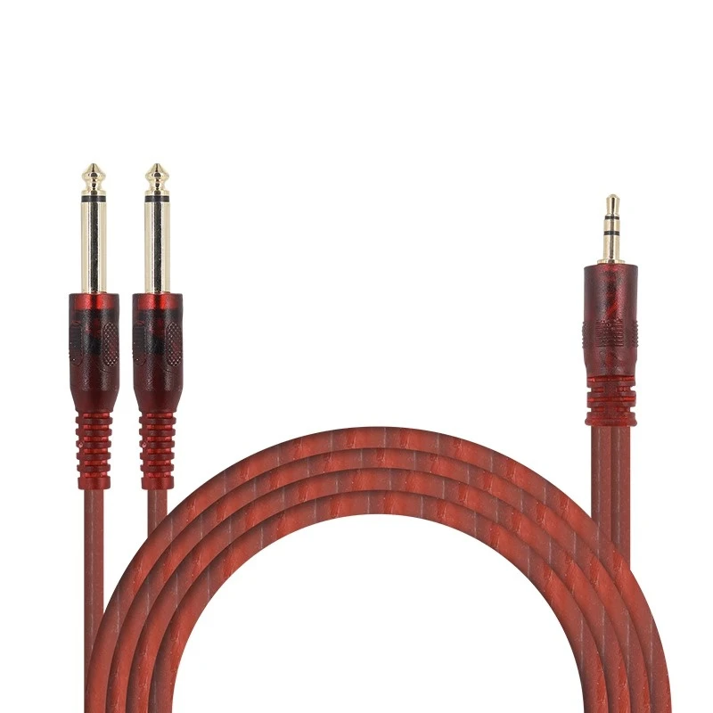 Premium 3.5mm Mini Jack to Dual 6.5mm Audio Cable
