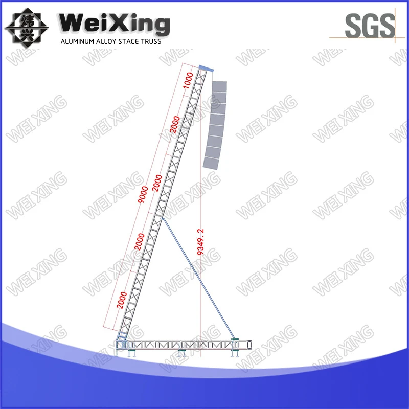 Premium Adjustable Aluminum Speaker Stand for Concerts and Events