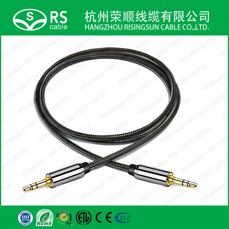 Premium Copper 3.5mm to 3.5mm Car Stereo Aux Cable