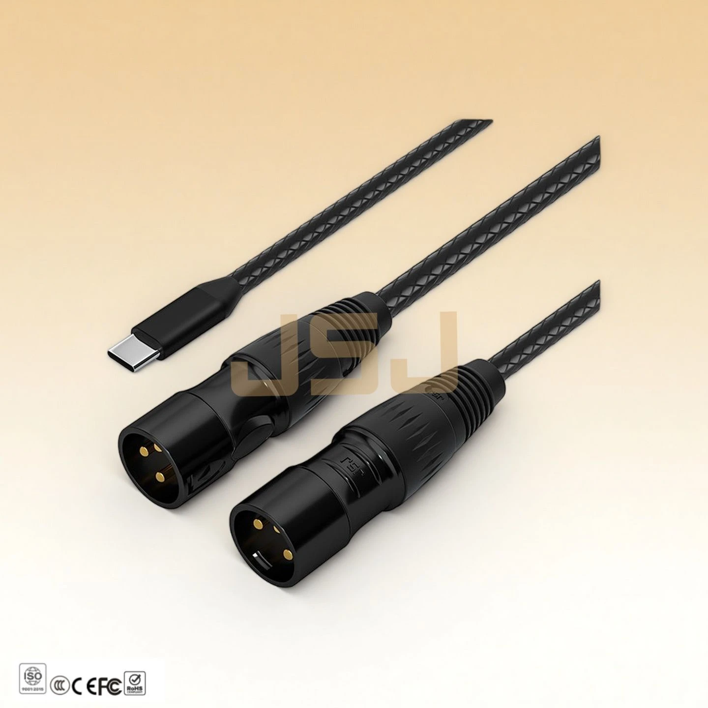 Premium Core 2 Balanced Audio Microphone and XLR DMX Snake Cable