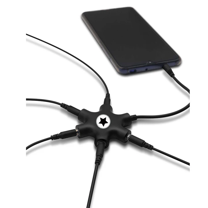 Premium Dual Headphone Audio Splitter Cable for Sharing Music