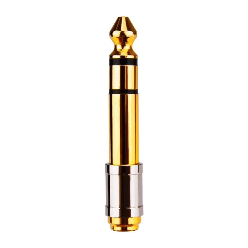 Premium Gold Plated Copper Audio Jack Adapter for Studio Headphones