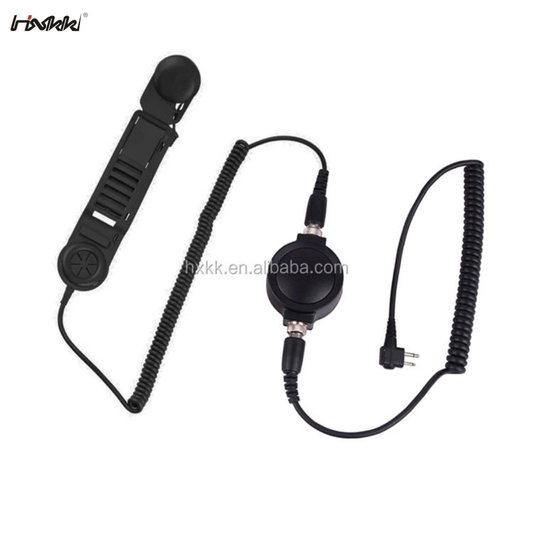 Premium Skull Bone Conduction Wired Microphone Headset for Firefighters