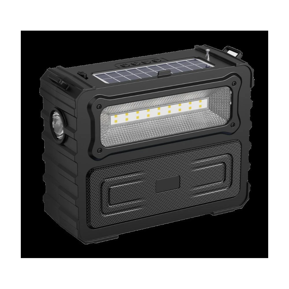 Premium Solar Bluetooth Speaker Outdoor Wireless Portable Speaker LED Light Waterproof