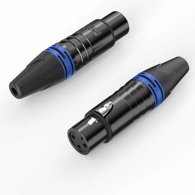 Premium XLR 3-Pin Cannon Connector for Microphone and DMX Audio