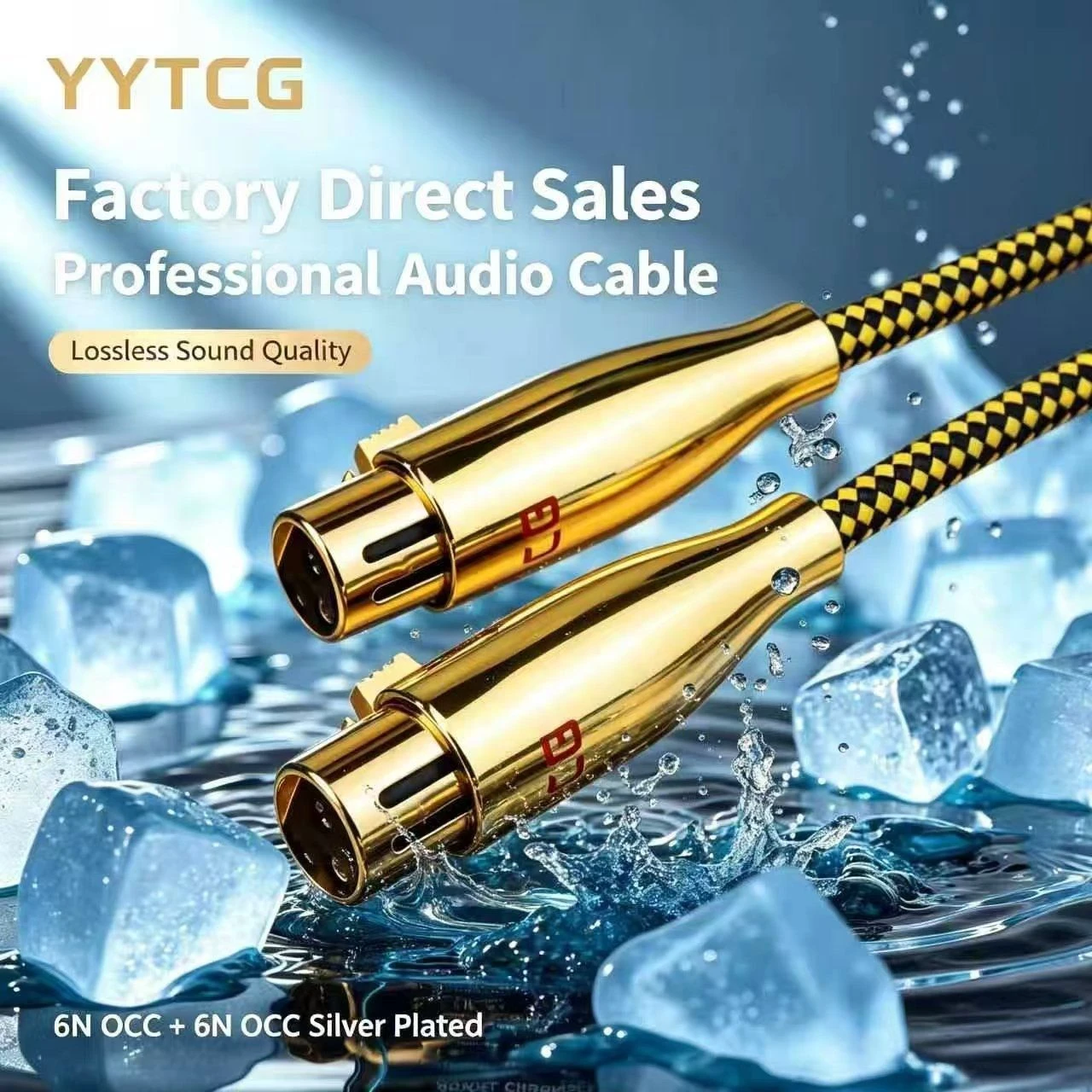 Premium XLR Male to Female Balanced Audio Cable for Professional Studio Mixing Console and Stage PA System Connection