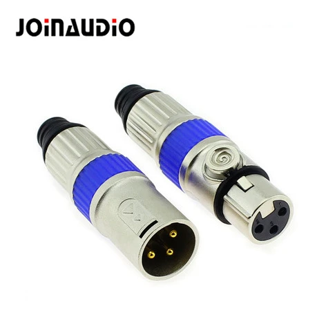 Profession 3pin Male Female XLR Connector Audio Microhone Plug (XLR-194)