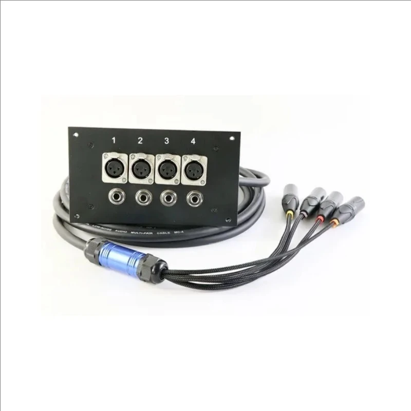 Professional 15FT 16+4 XLR Audio Snake Cable Box