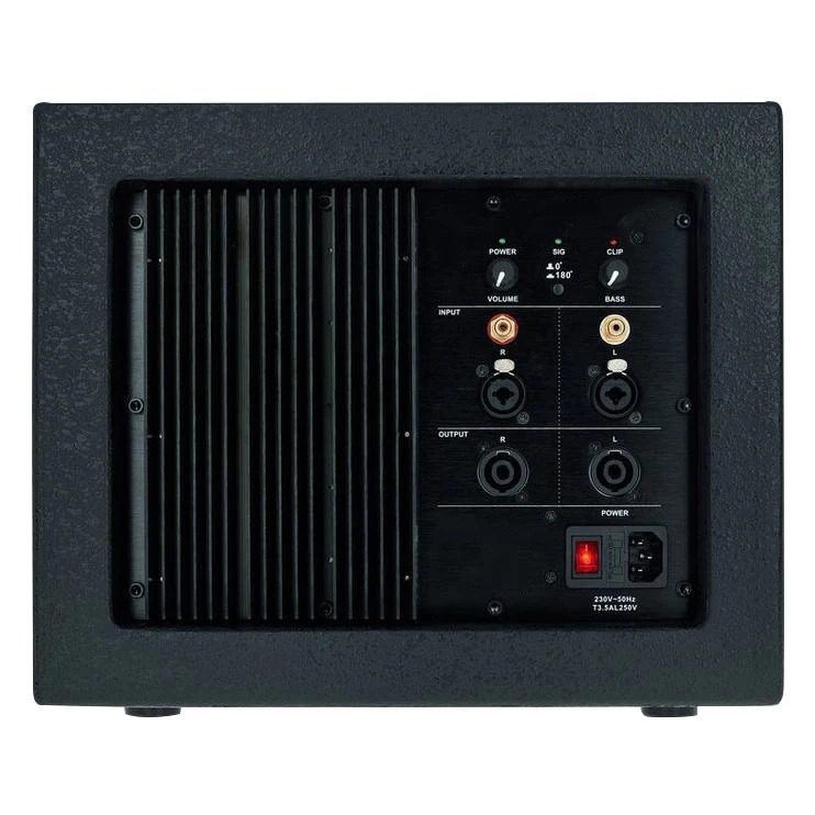 Professional 300W 8inch Active Subwoofer Wooden Cabinet Super Bass Audio Tws Bluetooth Speaker