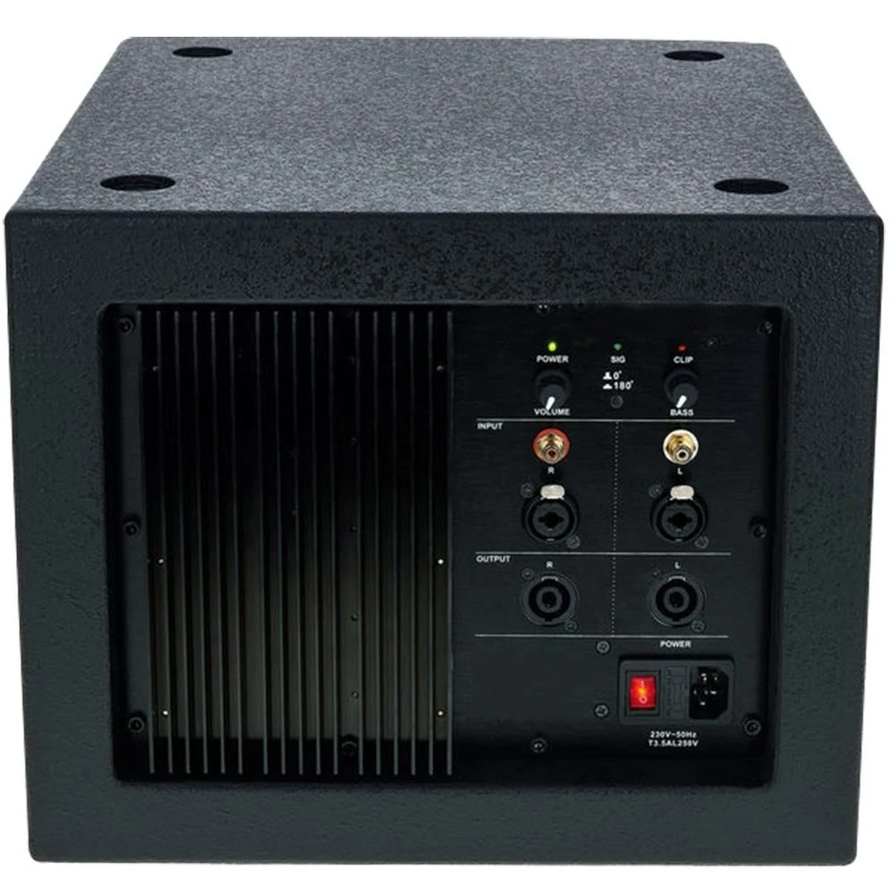 Professional 300W RMS 8″ Active Subwoofer Wooden Cabinet Super Bass Audio Tws Bluetooth Speaker