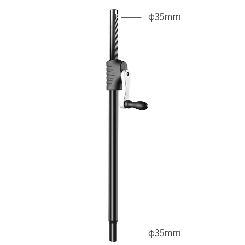 Professional 35mm Auto Locking Adjustable 12 15 Inch Crank Speaker Stand Pole for Subwoofer Mount