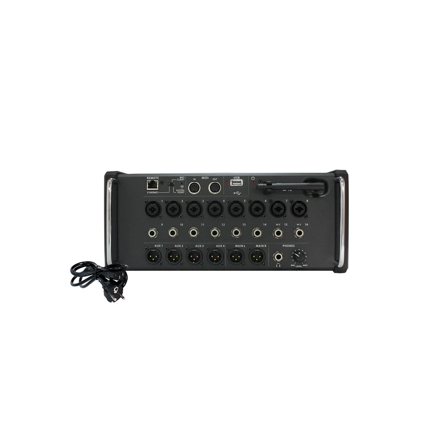 Professional Audio 16 Channel Digital Mixer with Built-in Wireless Routing Module for Wireless Remote Control