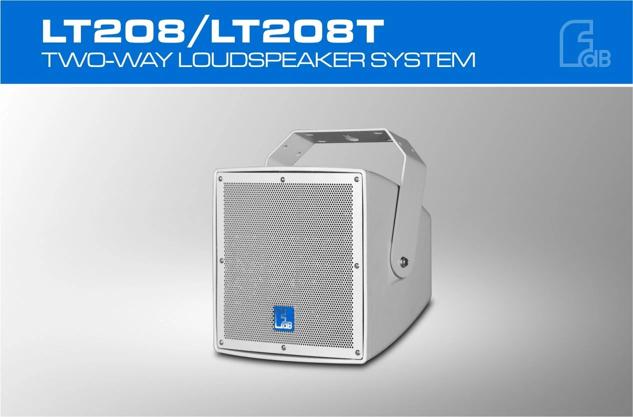 Professional Audio Coaxial Waterproof Two-Way Loudspeaker Constant Resistance