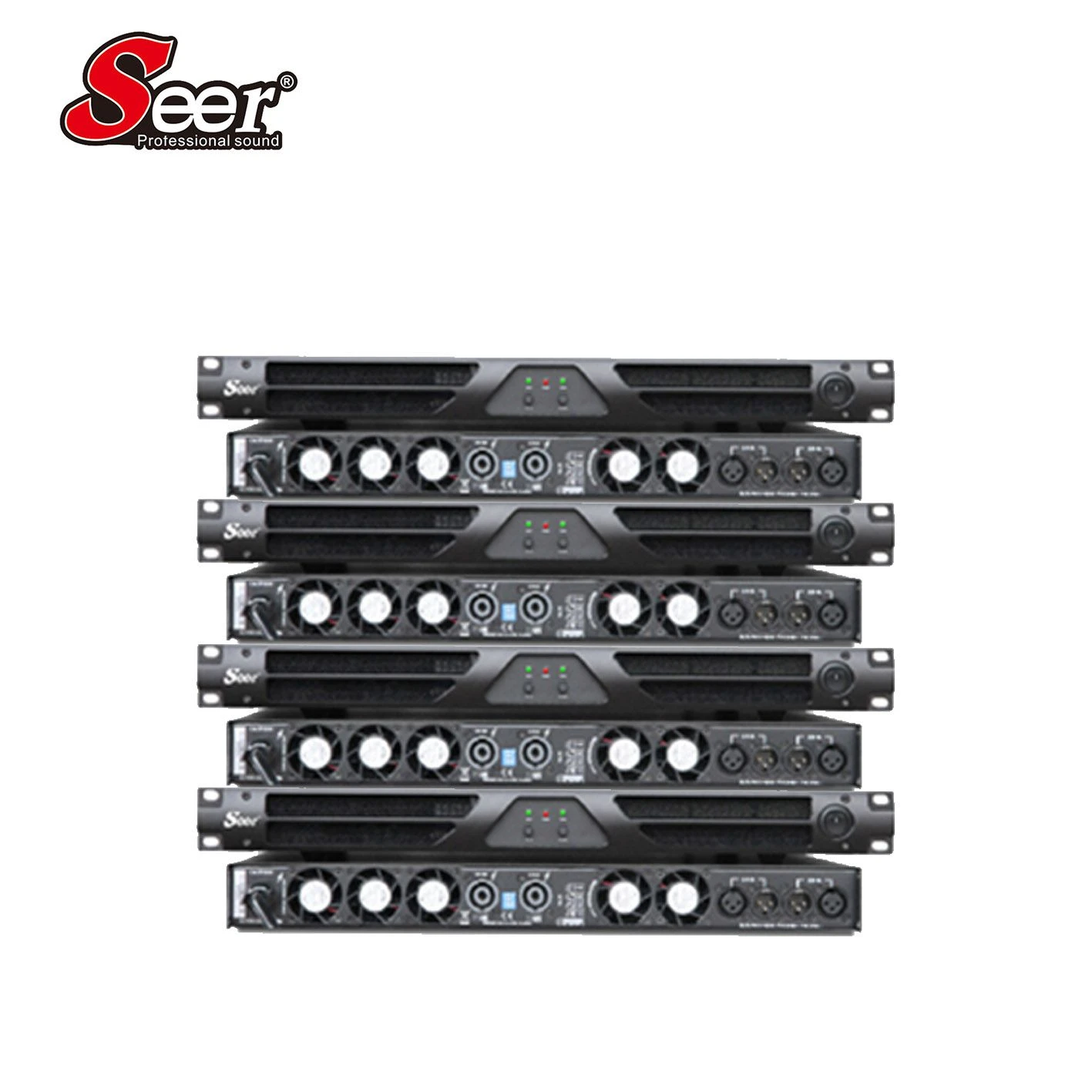 Professional Class D Audio Power Amplifier 2-Channel Digital Sound with Stage