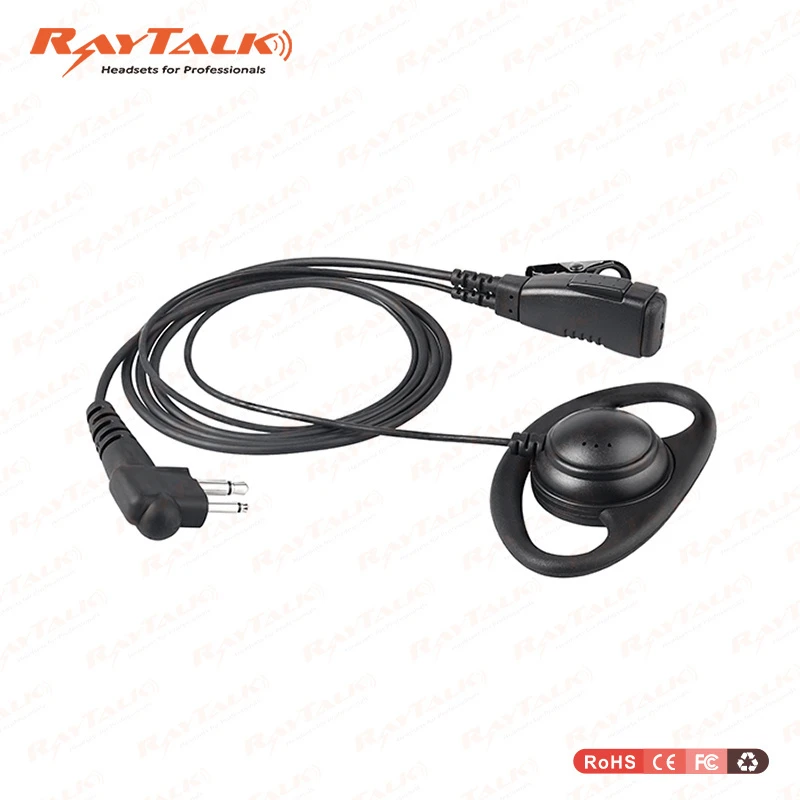 Professional D-Hook Earpiece Headset for Eads Tph700 Two-Way Radio
