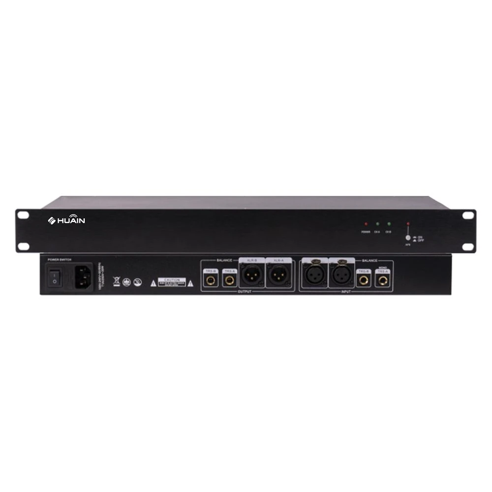 Professional Dual Channel Acoustic Feedback Suppressor for Conference System